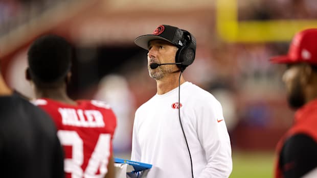 San Francisco 49ers coach Kyle Shanahan